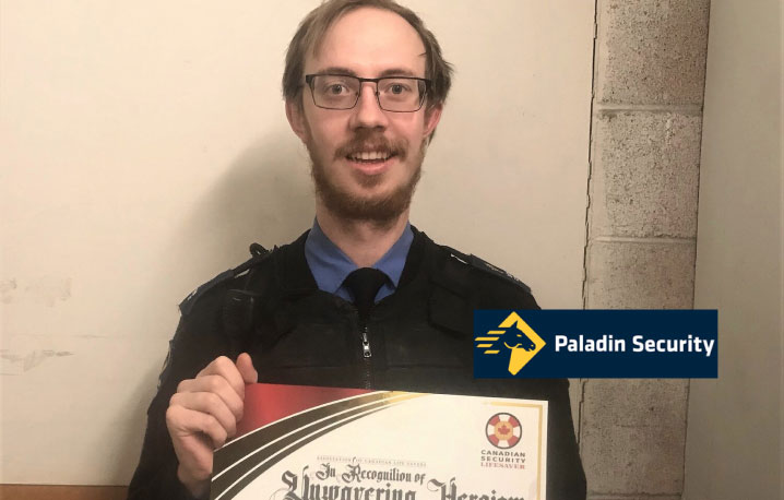 Q4 2020 Nominee: Teigan Lissel, Paladin Security