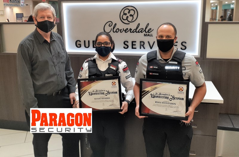 Paragon security guards receive CSLA award